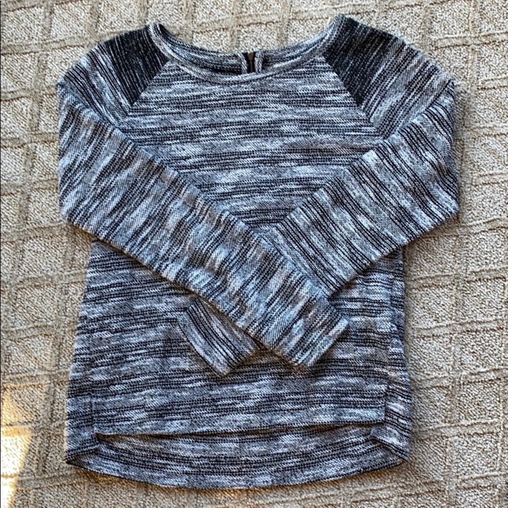 Black and white sweater